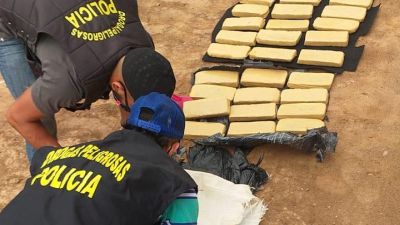 “Polinarco”correntino detenido con 30 kilos de droga