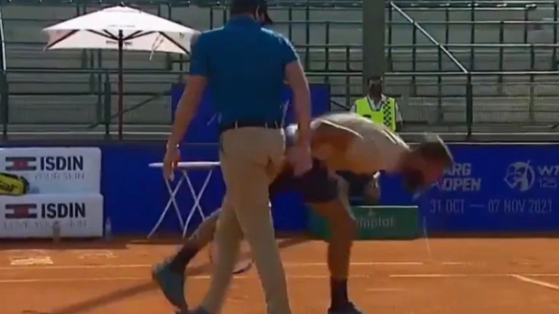 Bochorno de Paire en el Argentina Open: escupió, insultó y se dejó ganar