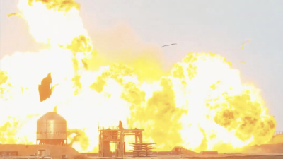 El SpaceX SN10 explotó minutos después de haber aterrizado