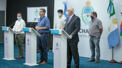 El gobernador presentó a Leonardo Aguzin como nuevo titular de Sameep