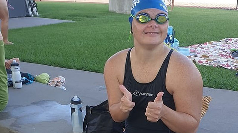 Una nadadora de 38 años con síndrome de Down batió un récord mundial