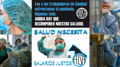 Paritarias de Sanidad: asambleas y paro nacional de actividades