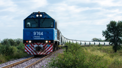 Exitosa prueba permite aumentar 15% la capacidad de transporte ferroviario entre Pinedo y Timbúes
