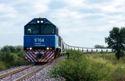 Exitosa prueba permite aumentar 15% la capacidad de transporte ferroviario entre Pinedo y Timbúes