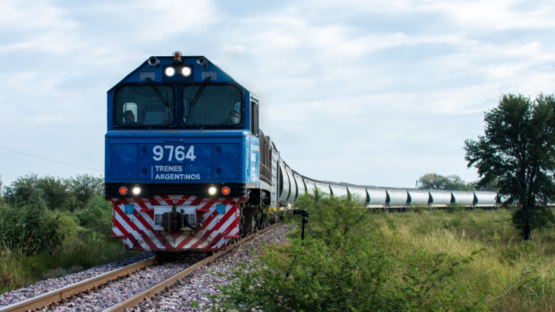 Exitosa prueba permite aumentar 15% la capacidad de transporte ferroviario entre Pinedo y Timbúes
