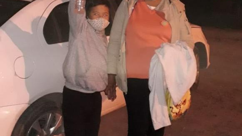 Con la ayuda de la gente, Elena y su hijo volvieron a Formosa