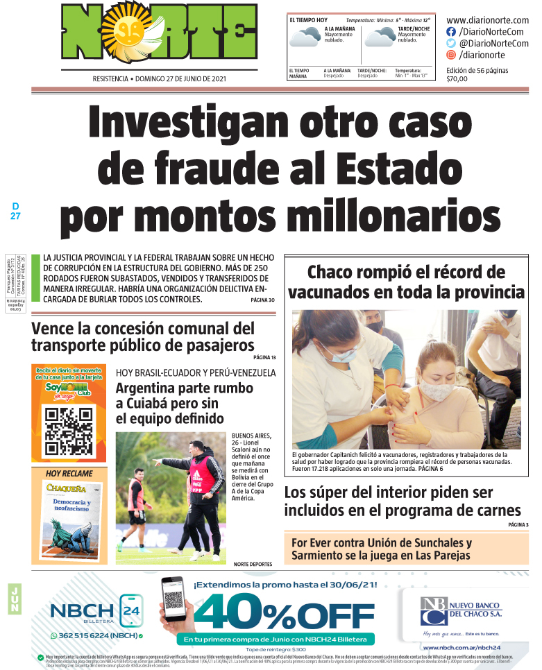 Edición del 27-06-2021