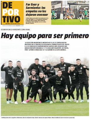 Hay equipo para ser primero