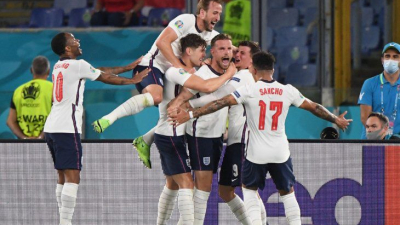 Inglaterra goleó a Ucrania y accedió a las semifinales de la Eurocopa