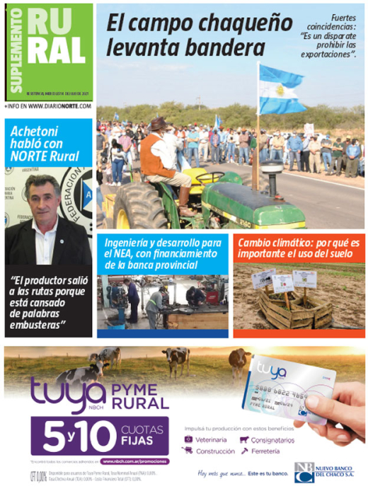 El campo chaqueño levanta bandera