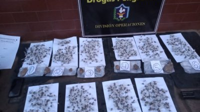 Atrapan a dealer con más de 1000 “bochitas” de marihuana