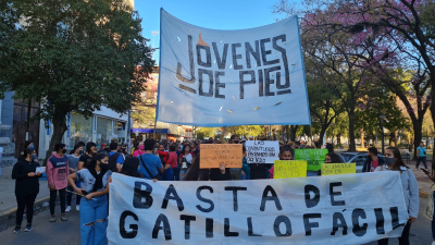 Jóvenes de Pie marchó por el Día de Acción contra el Gatillo Fácil
