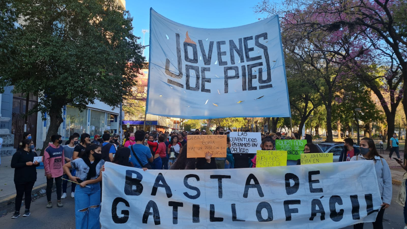 Jóvenes de Pie marchó por el Día de Acción contra el Gatillo Fácil