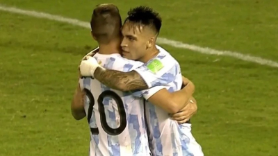 Eliminatorias: Argentina golea en Venezuela