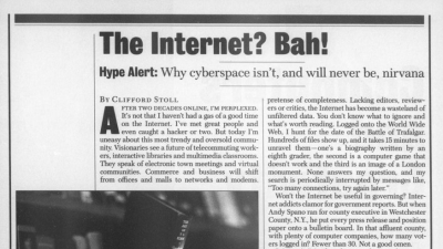 ¿Internet es lo que soñaron sus creadores?