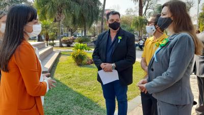 Homenaje de la colectividad brasileña