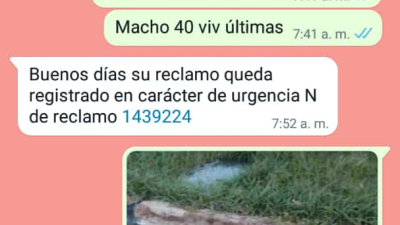 Vecinos piden que se solucione una pérdida de aguas servidas