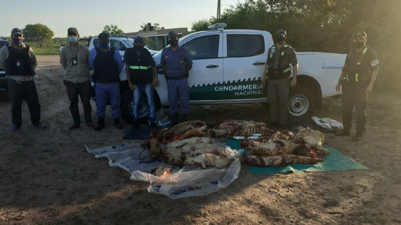 Secuestran carne de dudosa procedencia
