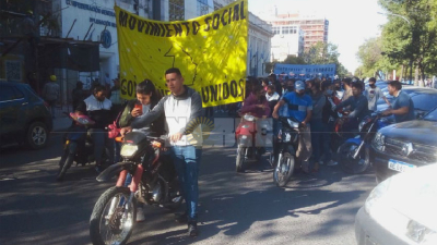 La protesta social generó alta tensión en el centro