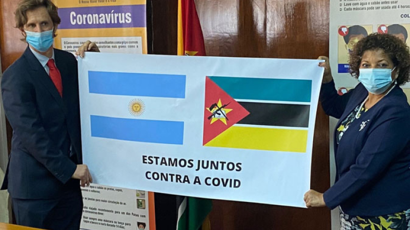 Llegaron a Mozambique las vacunas donadas por Argentina