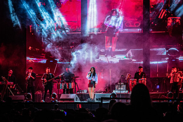 Angela Leiva y Los Palmeras hicieron bailar a Corrientes 