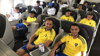 Boca viajó a Arabia Saudita con la mira puesta en Barcelona