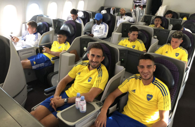 Boca viajó a Arabia Saudita con la mira puesta en Barcelona