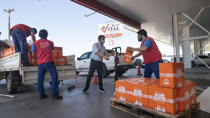 Supermayorista Vital donó 1.000 cajas navideñas para comedores y merenderos del Gran Resistencia