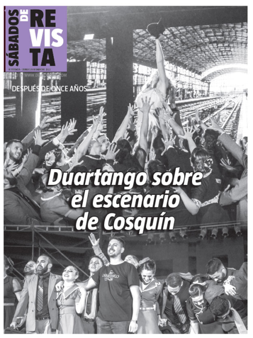 Duartango sobre el escenario de Cosquín