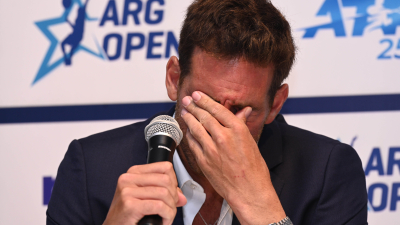 Juan Martín Del Potro anunció que se retira del tenis por la lesión de su rodilla