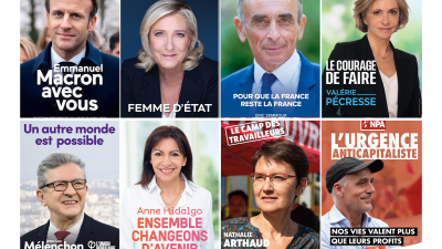 Macron y Le Pen estaban cabeza a cabeza en las encuestas