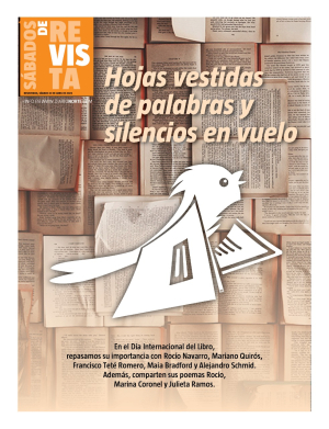 Hojas vestidas en palabras y silencios en vuelo