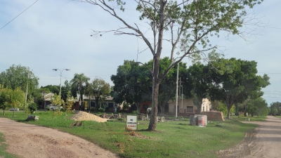 Preocupación de vecinos de La Verde por la construcción de una oficina pública en una plazoleta