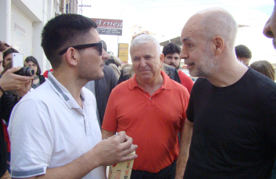Larreta promovió su candidatura presidencial en la peatonal de Resistencia