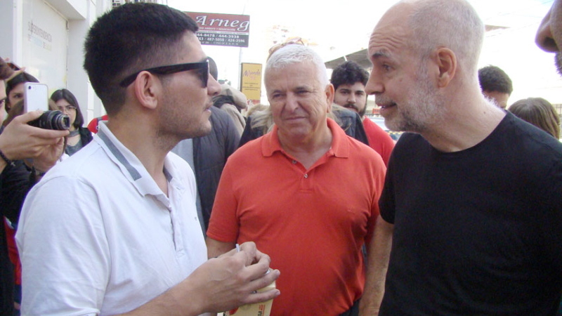 Larreta promovió su candidatura presidencial en la peatonal de Resistencia