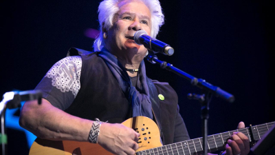 Victor Heredia, este lunes en el Parque de la Democracia