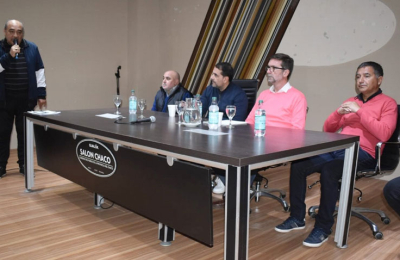 El Chaco recibió a dirigentes del Consejo Federal de Fútbol