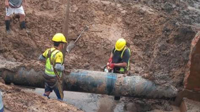 Preocupan las "continuas roturas" del acueducto que abastece a San Martín