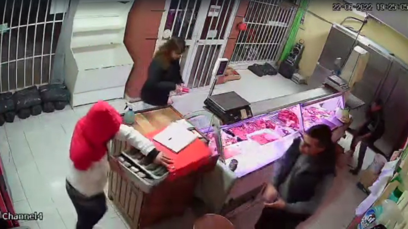 Quitilipi: quiso llevarse la recaudación de una carnicería pero fue detenido a los pocos minutos