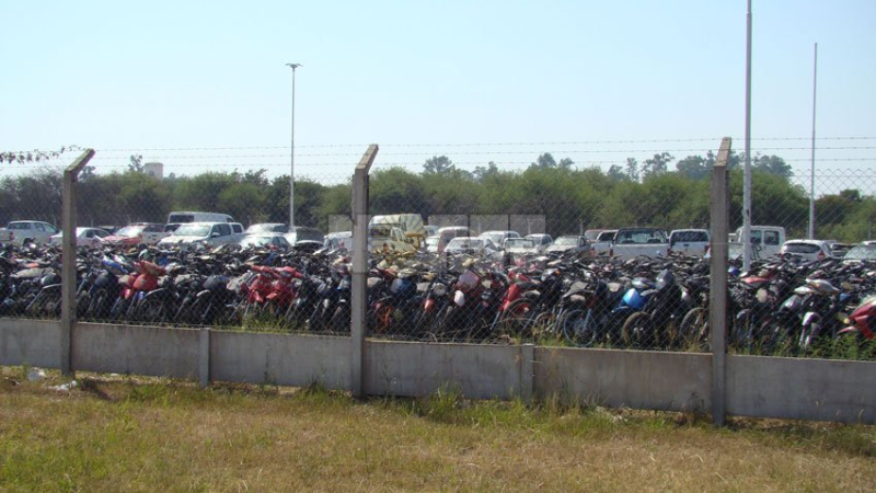 Robaron varias motos del predio de Sala de Armas y Efectos Secuestrados