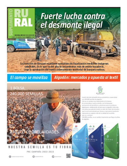 Fuerte lucha contra el desmonte ilegal