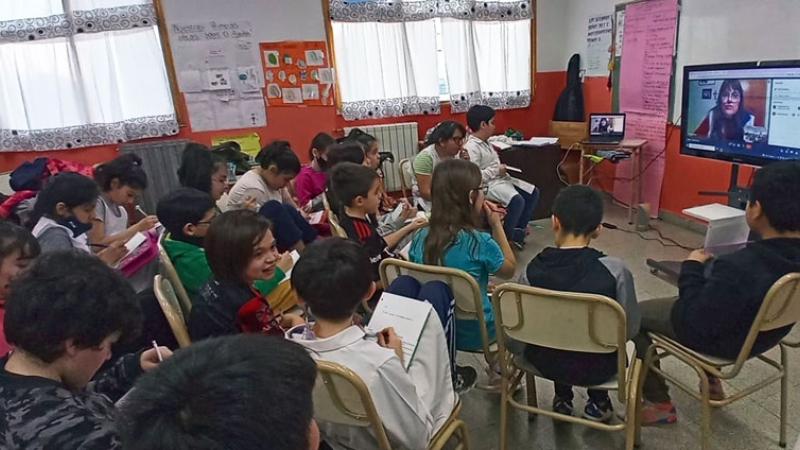 El INTA Sáenz Peña hace conocer las bondades del cultivo a estudiantes de Tierra del Fuego