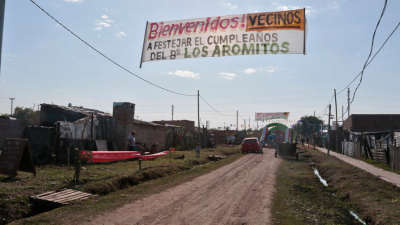 Los Aromitos, un barrio humilde pero pujante que festejó su aniversario