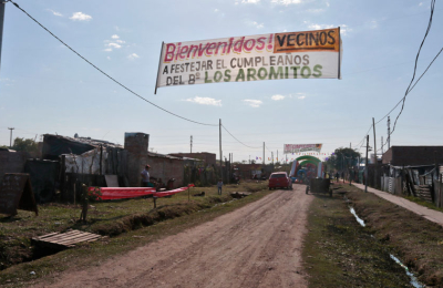 Los Aromitos, un barrio humilde pero pujante que festejó su aniversario