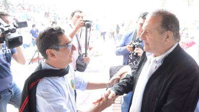 "Por la salud de nuestro pueblo", el pedido de Gustavo Martínez a San Pantaleón