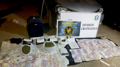 Allanamiento y secuestro de droga en Resistencia: detienen a una mujer y otras dos siguen prófugas
