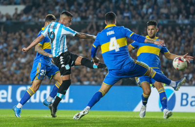 Racing y Boca quedaron a mano en un final a pura polémica