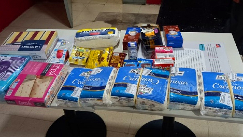 Intentaron llevarse mercadería sin pagar del hipermercado