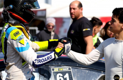 Bohdanowicz en el podio de la especial del Top Race Series