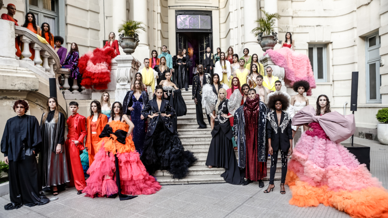 Diseño chaqueño en el cierre de la semana de la moda de Argentina